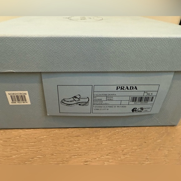 100% authentic Prada black Chocolate Leather Loafer. With box and dust bags. - Picture 3 of 8